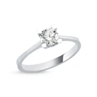 Золотое кольцо-солитер 14k (585). -Он может быть готов к желаемому размеру и может быть написан и написан.