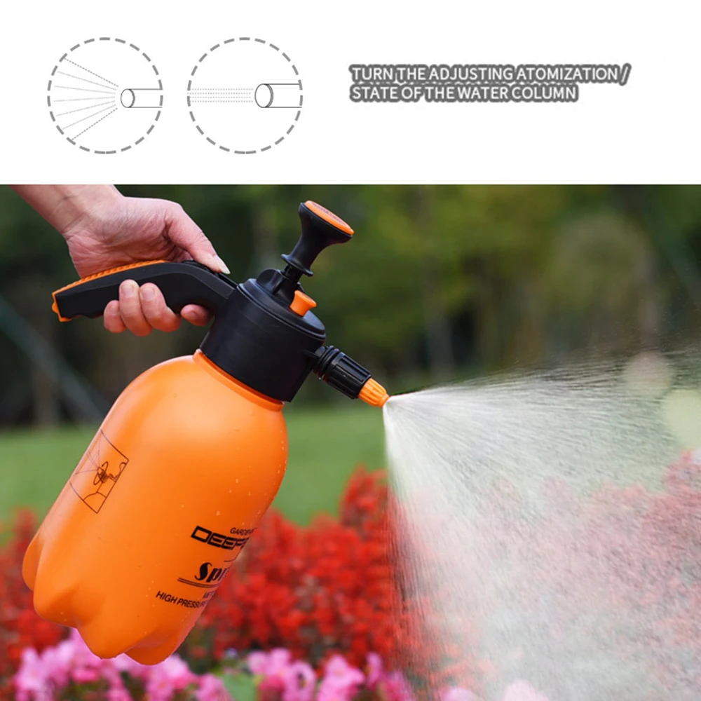 

1PC DEEPBANG Pump Sprayer Bottle 2L Handheld Garden Pump Pressure Water Sprayer for Watering Lawn Plants Flowers