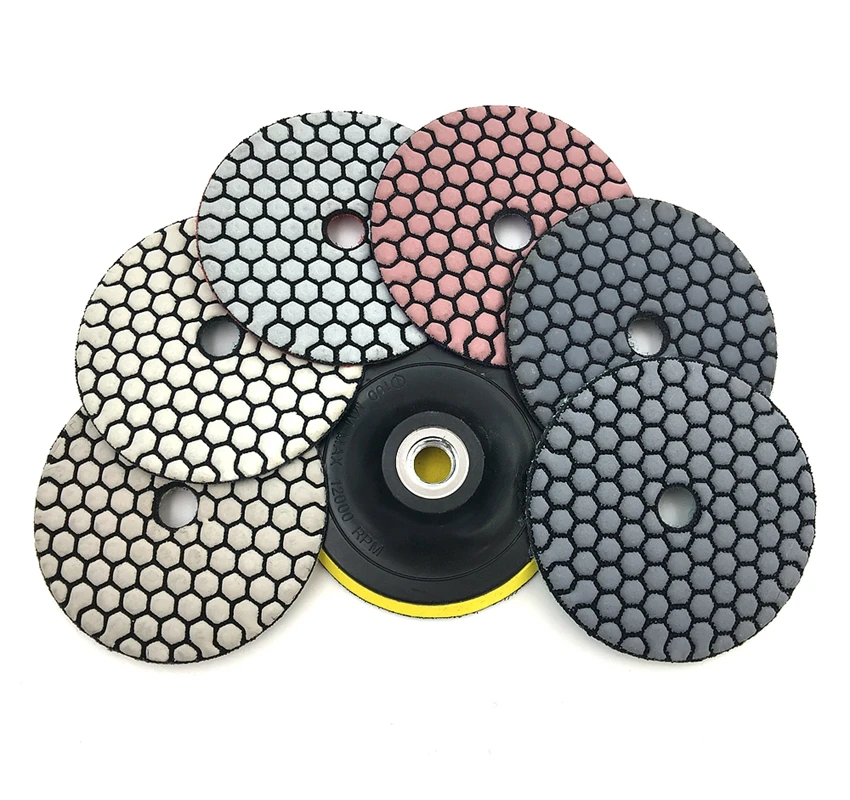 Набор шлифовальных дисков для гранита мрамора острый гибкий Алмаз 3/4 дюйма диск