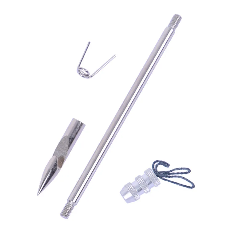 Fish Darts Darts Slingshot Stainless Steel Darts Shooting Fish Arrow Shooting Accessories with Arrow Box 5 Pcs