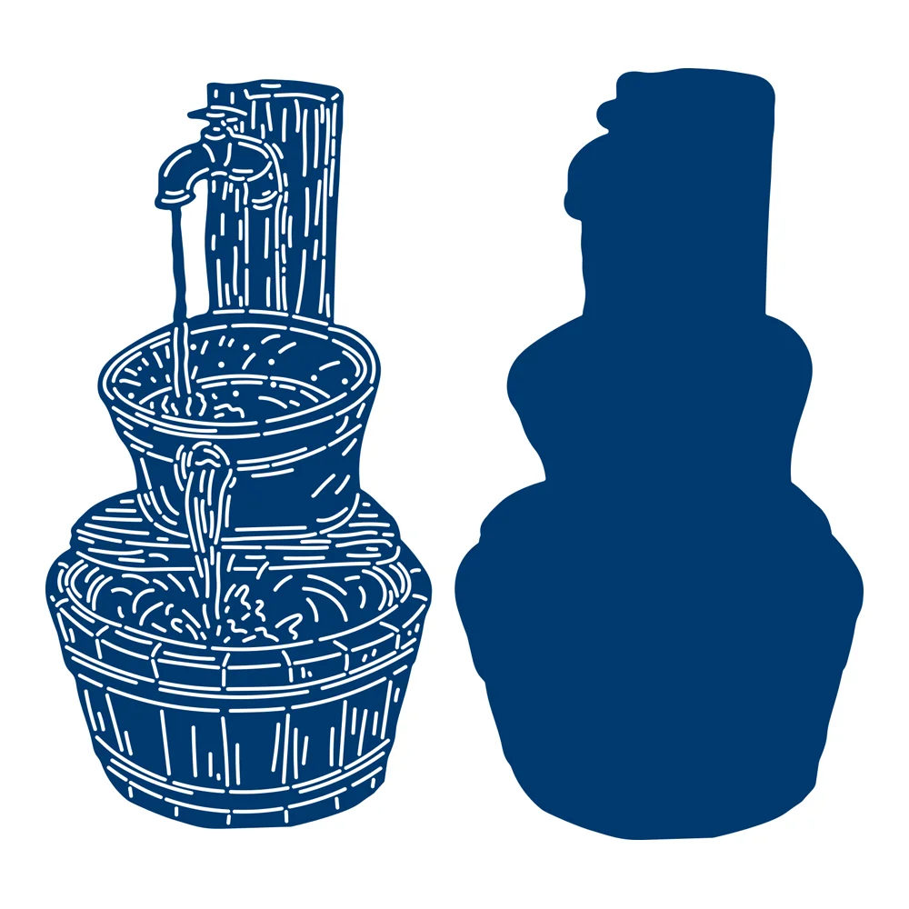 

Weathered Waterfall Metal Cutting Dies 2021 Arrival New Card Series Scrapbook Paper Craft Knife Mould Blade Punch Stencils Dies