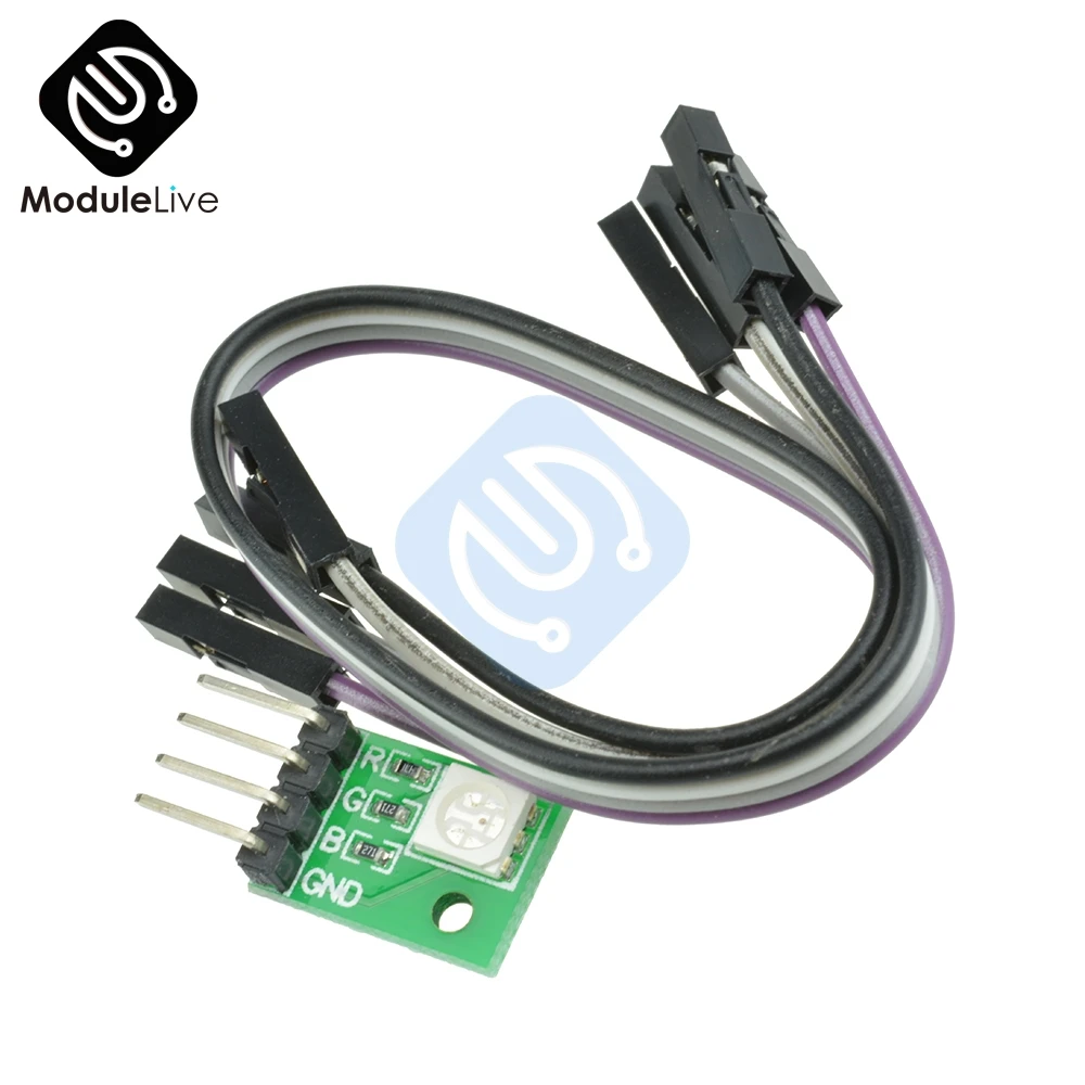3 цвета RGB SMD светодиодный модуль 5050 полноцветный Pwm трехцветный для Arduino MCU
