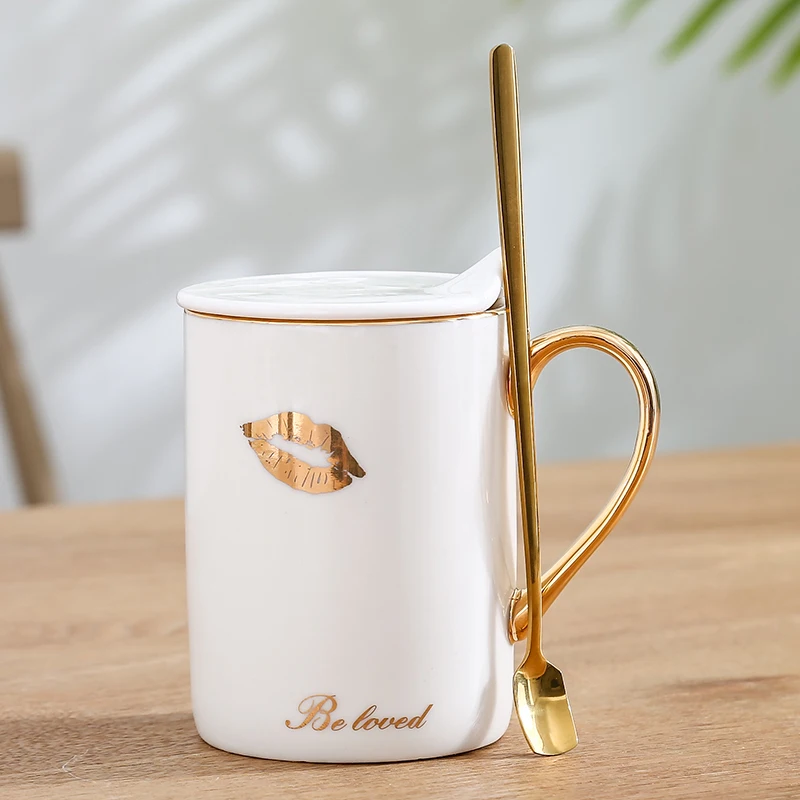 350 мл парные чашки креативная личностная трендовая керамическая кружка офисная