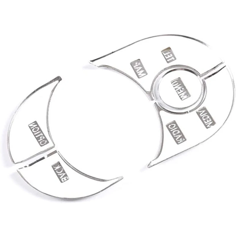 Автомобильная алюминиевая консоль мультимедийная кнопка рамка наклейка для MINI