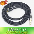 6,5 мм XLR сверхмягкий нейлоновый кабель для наушников OFC Для Shure SRH1540 SRH1840 SRH1440 гарнитура для наушников LN007524