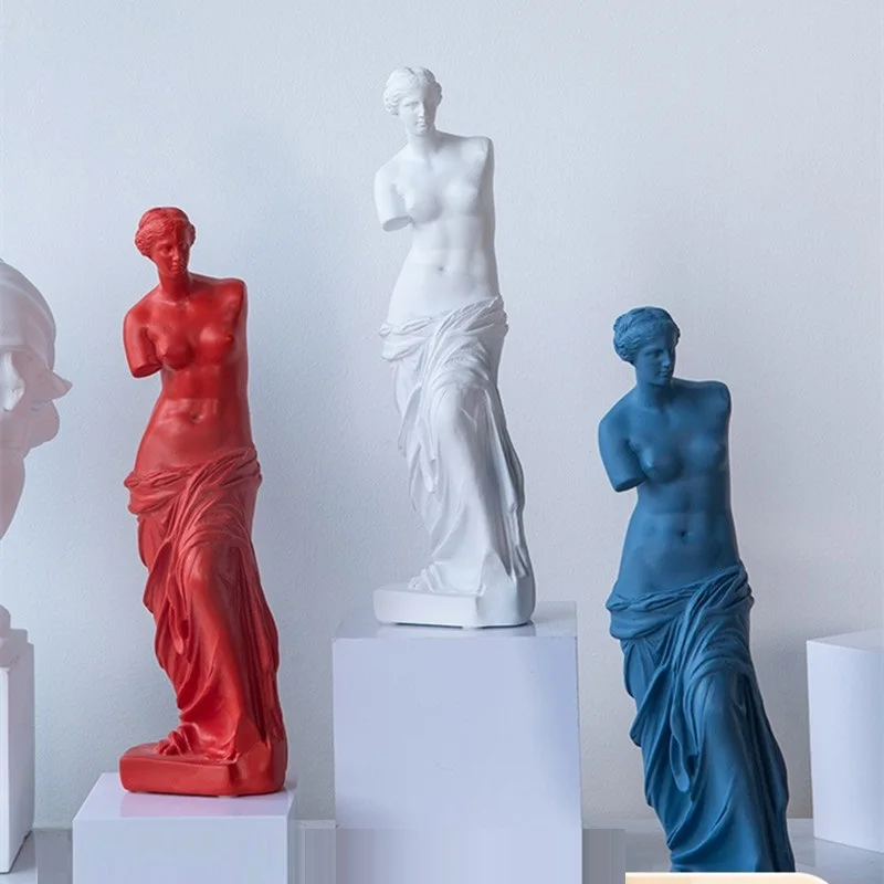 

Римская мифология, искусство богини, скульптура, креативная полимерная Гипсовая фигурка, украшение для дома, художественный материал R4695