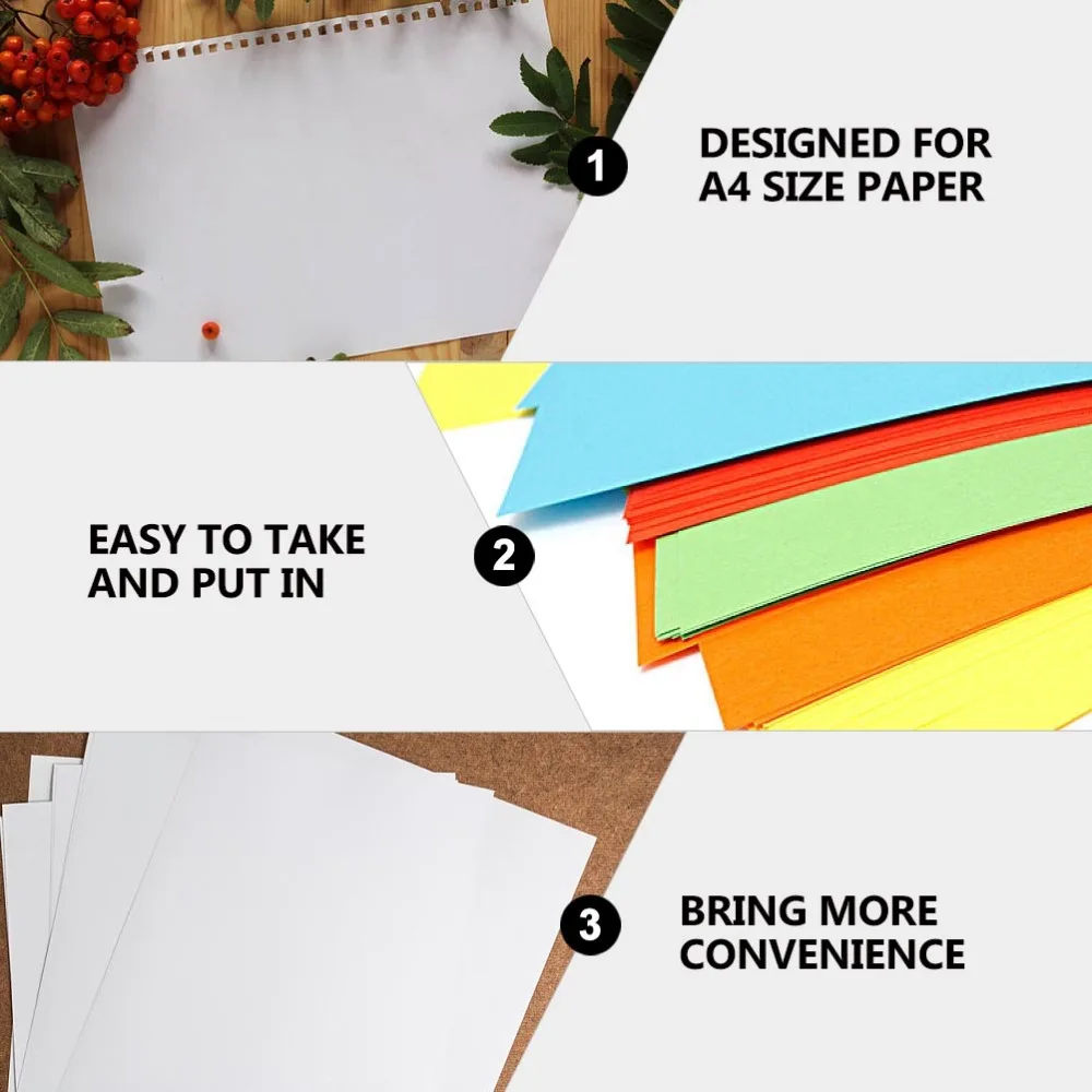 

Insert Page Pocket Creative File Protector Sturdy Practical File Protector