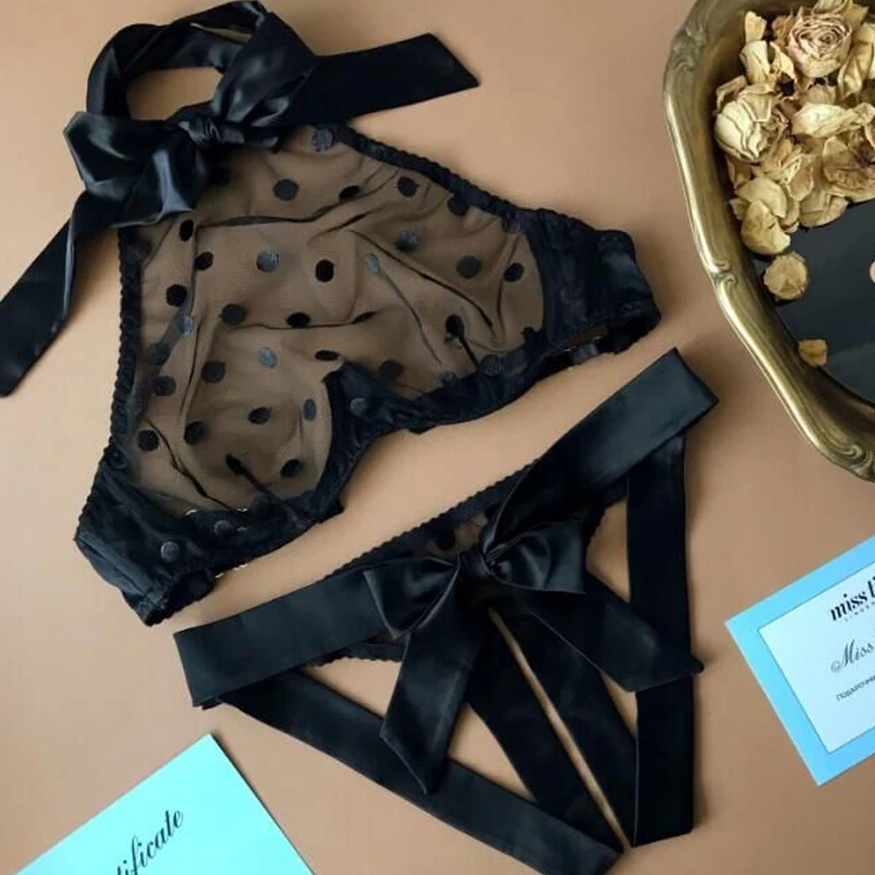 Женское сексуальное нижнее белье кружева Babydoll открытый бюстгальтер промежность