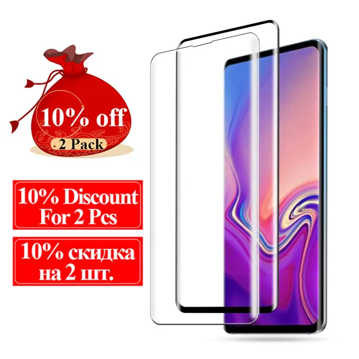 3D Tempered Glass on for Samsung Galaxy s10 plus s10e Protective glas s10plus s 10 lite 10plus 10s screen protector sheet armor | Мобильные