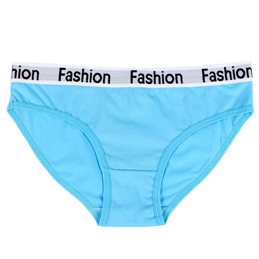 Дышащее нижнее белье с надписью в стиле пэчворк Женские брифы сексуальные