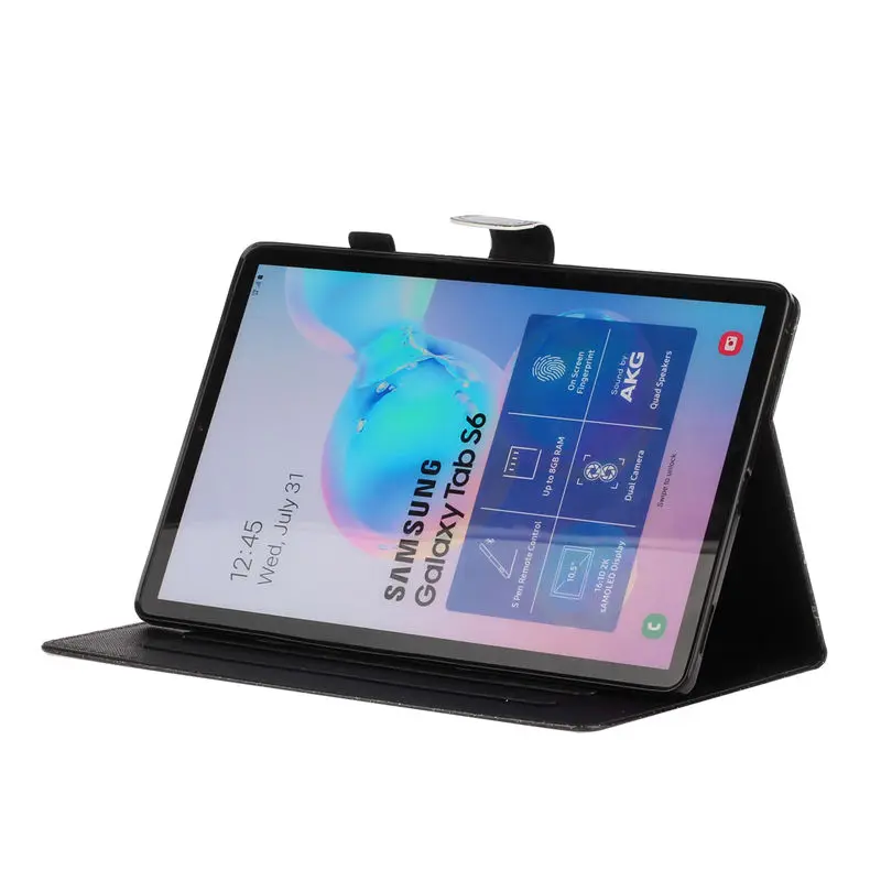 Блестящий чехол для Samsung Galaxy Tab S6 10,5 SM-T860 SM-T865 T860 10," чехол Funda Планшет Флип Стенд оболочка+ подарок