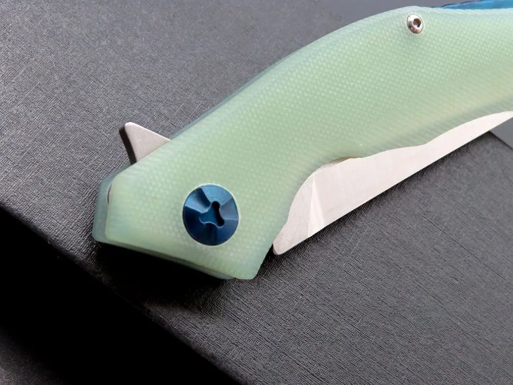Складные ножи D2 Сталь Черный G10 Ручка Луна Нож EDC Кемпинг инструменты Открытый тактический нож