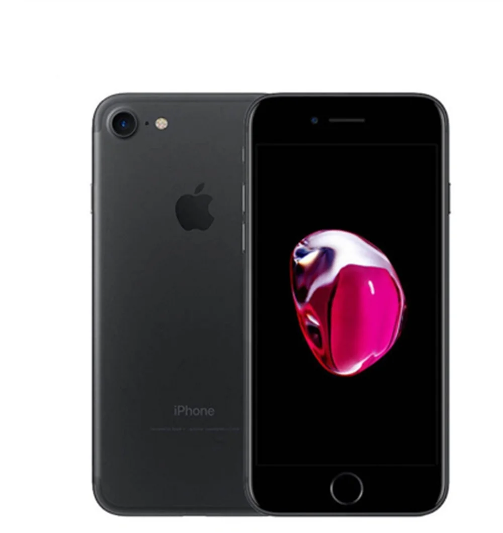 Black Для Apple iPhone 7 IOS 4 ядра 32/128/256 ГБ и 2 Гб Оперативная память LTE отпечаток пальца Touch ID телефон - Цвет: Black