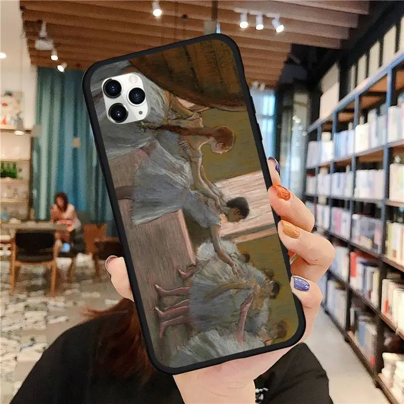 

The Ballet Class Edgar Degas Printed Phone Case for iPhone 11 12 pro MINI XS MAX 8 7 6 6S Plus X 5S SE 2020 XR