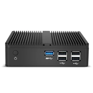 Мини-ПК Intel Celeron J1900 четырехъядерный Windows 10 Linux DDR3L mSATA SSD HDMI дисплей VGA 5 * USB WiFi Gigabit LAN HTPC без вентилятора