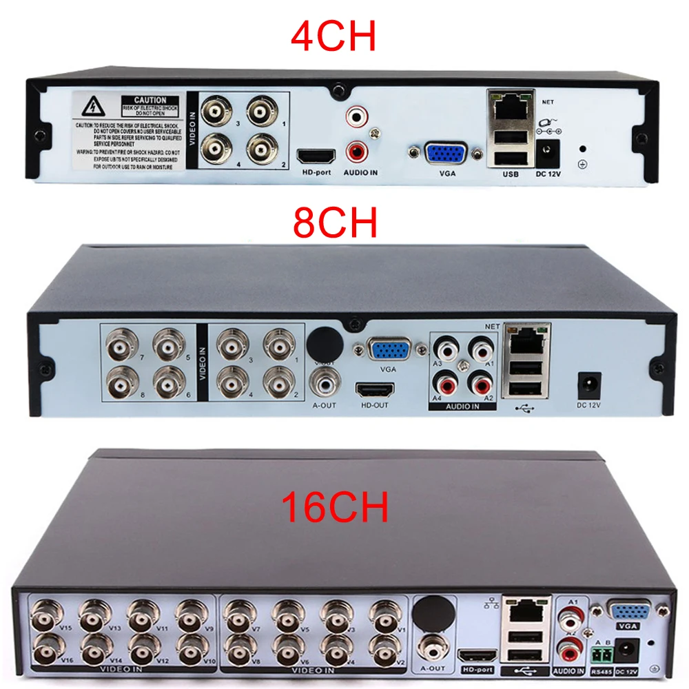 LOFAM 5MP AHD CCTV видеорегистратор DVR 4CH 8CH 16CH Безопасность NVR для аналоговой IP-камеры 5.0MP