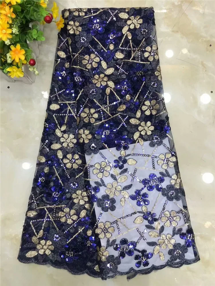 

High Quality Nigerian Swiss Cotton Lace Fabric With Sequins African Lace Fabric For Nigerian Sewing Party FDF1120