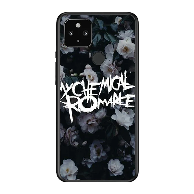 

My Chemical Romance Soft TPU Silicone Black Cover For Google Pixel 5 4A 5G 4 XL Phone Case
