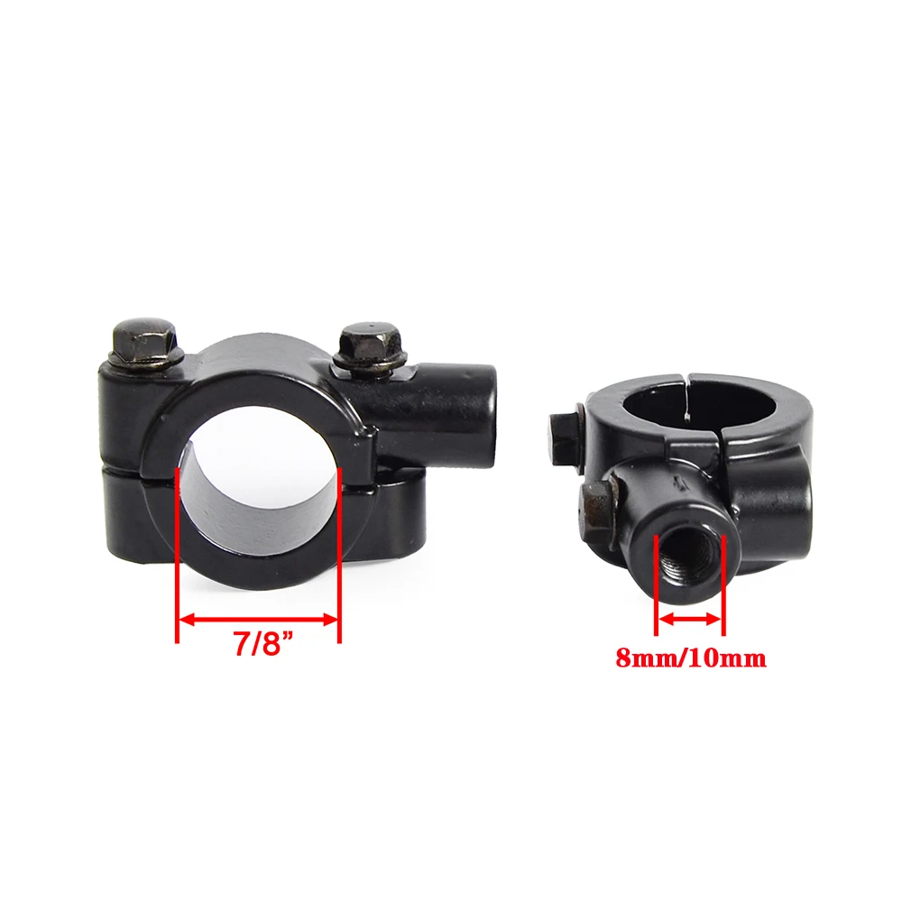 8mm 10mm Handlebar Mount Adaptor Motorcycle Rearview Mirror Stand Holder Clip mount adaptor For Honda CB600F Hornet CBR600F | Автомобили и
