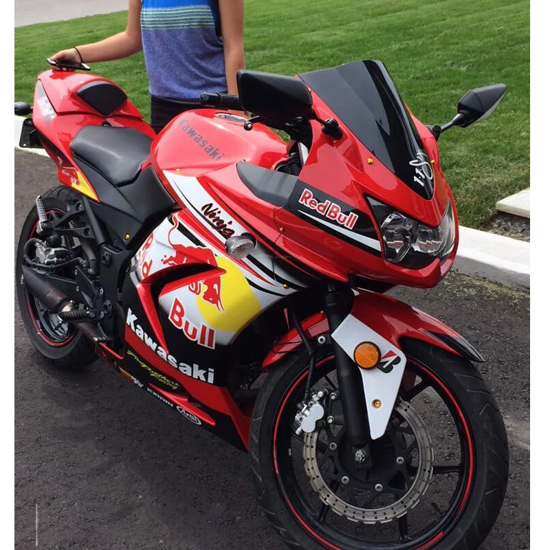 Обтекатель заднего сиденья для капота 2008 2009 2010 2012 Kawasaki Ninja EX 250 250R EX250 Pillion Зеленый