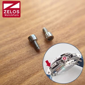 2 шт.компл. внутренняя Шестигранная винты для часов для AP Royal Oak, защитная кнопка для часов, защитные винтовые детали (с инструментами) 26400AU