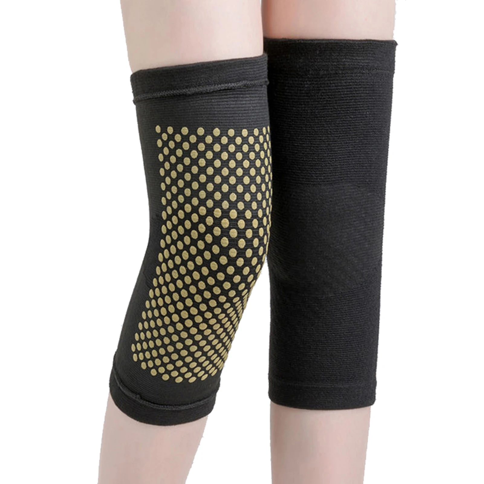 

Heated Knee Brace Wrap Knee Brace Sleeve Protector Warm SelfHeating Knee Pads Health Care for Arthritis XR-Hot
