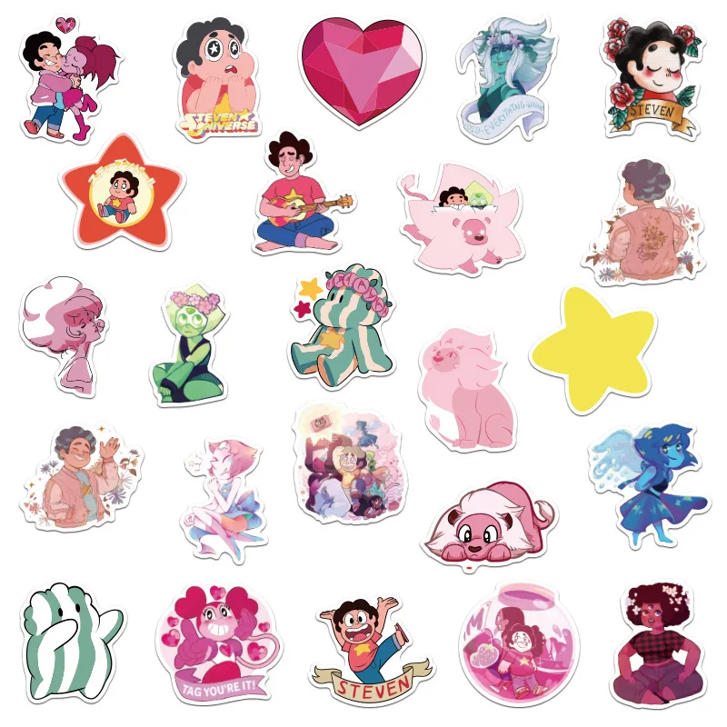 50 шт./упак. Вселенная Стивена мультфильм Стикеры s для ноутбука холодильник