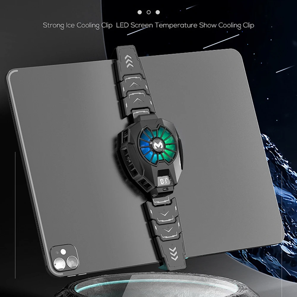 

Кулер для планшета DL05, тихий полупроводниковый радиатор, охлаждающий вентилятор, игровые аксессуары, кулер для планшета, охлаждающий венти...