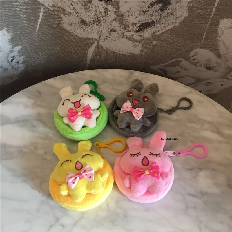 4 цвета сумка для монет с милым Кроликом Детская маленькая крючком