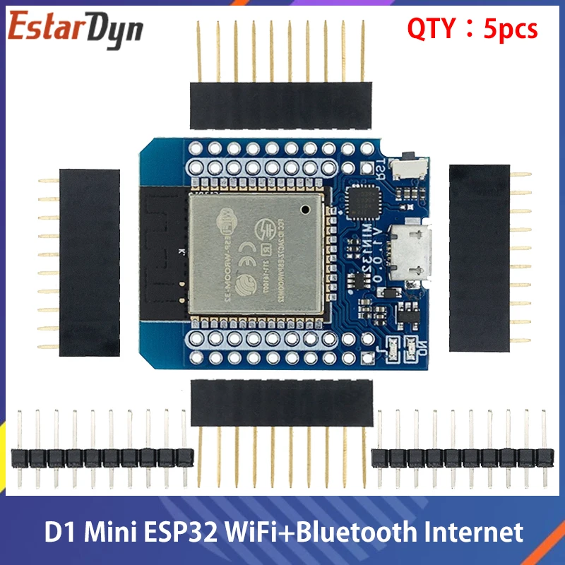 5 шт. D1 Mini ESP32 ESP 32 WiFi + Bluetooth Интернет вещей плата для разработки на основе ESP8266