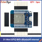 Макетная плата D1 Mini ESP32 ESP-32 Wi-Fi + Bluetooth ESP8266, полностью функциональная, 5 шт.