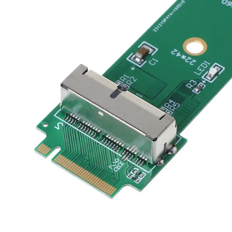 Для MacBook Air Pro 12 + 16 контактов SSD на M.2 Key M (NGFF) PCI-e адаптер преобразователь карты для