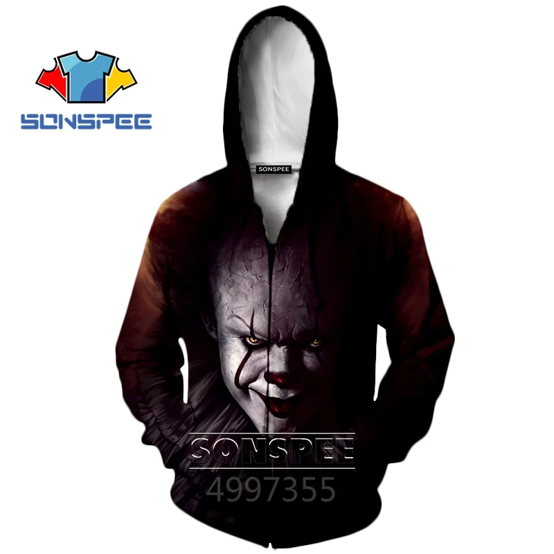 SONSPEE Stephen King's It nightster Harajuku/футболка с 3d принтом для мальчиков и девочек-подростков/толстовка/толстовки/шорты Детская одежда X216