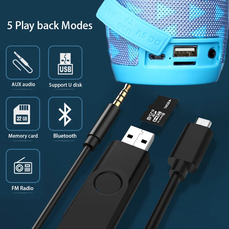 Портативная Bluetooth колонка с FM радио 20 Вт|Портативные колонки| |