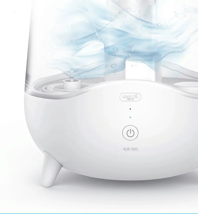 Xiaomi DEERMA 5L увлажнитель воздуха бытовой мини очиститель воздуха прозрачный резервуар для воды офисный спальня бесшумный увлажнитель