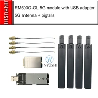 quectel rm500q gl 5g modem m 2 module with usb 3 0 adapter sim card slotpigtail5g antenna worldwide 5g