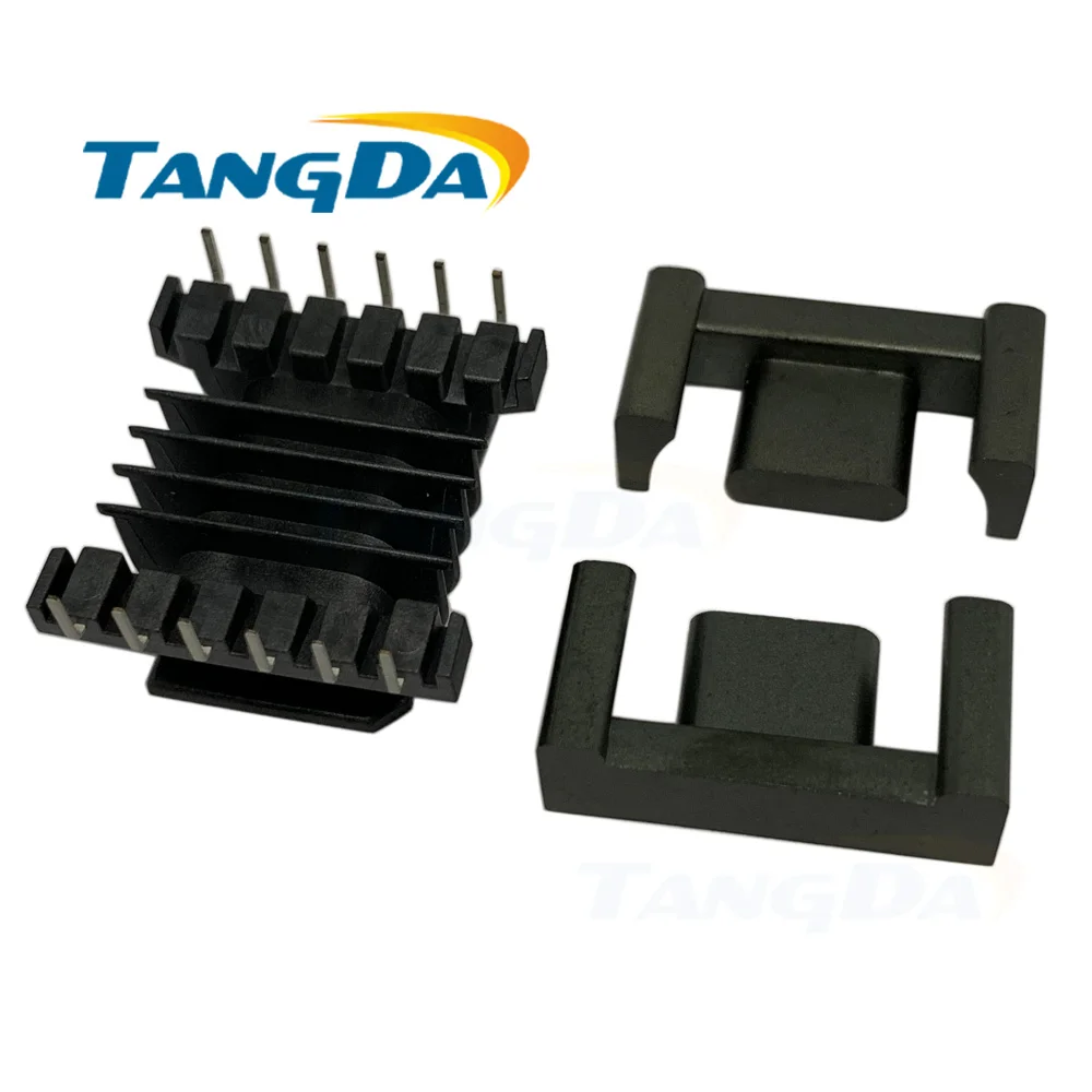 

Tangda EPC EPC25 Type 6+6 pin 12P Bobbin magnetic core + skeleton ferrites Power Transformer housing PC40 5 groove 5 slot DIP A