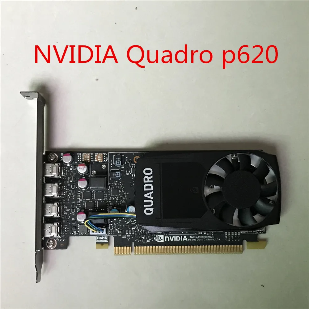 Графические карты для графической NVIDIA Quadro p620 2 Гб GDDR 5 PCIe 3 0 графического дизайна