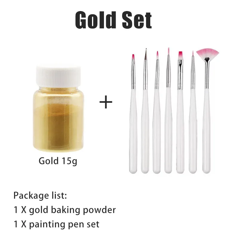 1 Набор серебряные съедобные блестящие пищевые красители для печенья краситель