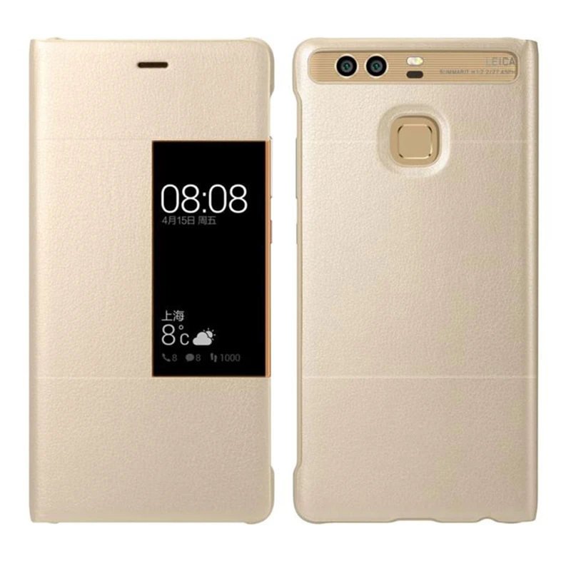 Luxury View Window PU Leather Flip Case For Huawei P9 Plus Cover Ultra Thin Capa Funda | Mobile Phone Cases &amp Covers