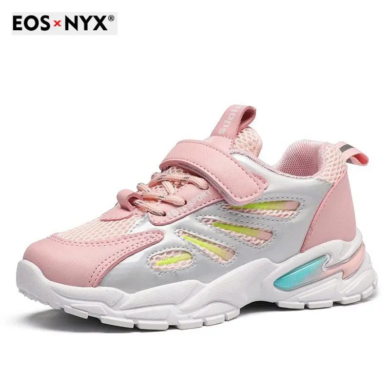 EOSNYX New Spring Children Shoes for Girls Shoes Fashion Breathable Baby Shoes Soft Bottom Non-slip 