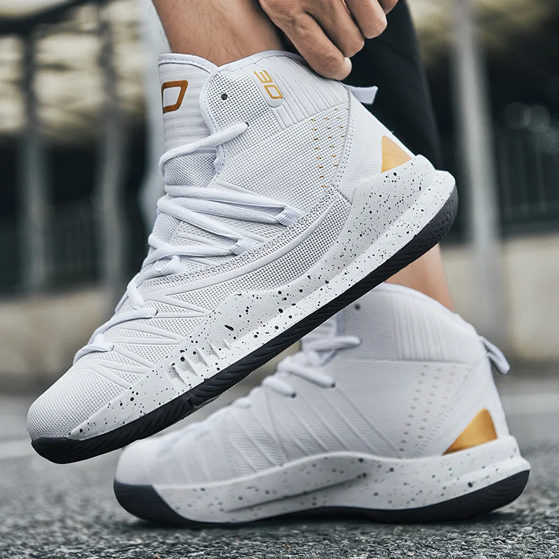

High Quality Basketball Shoes Men Casual Sneakers Boys Basket Shoes Autumn High Top Anti-slip Outdoor Sports Shoe Trainer Women