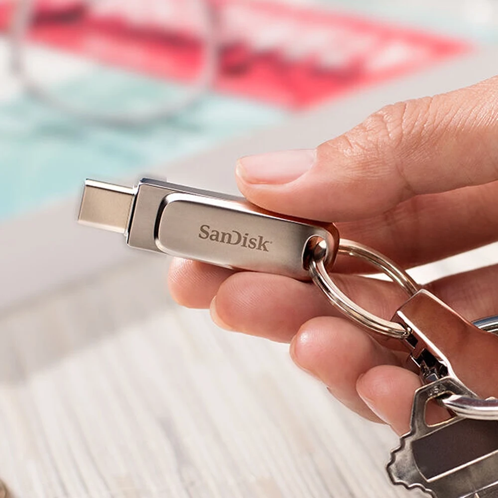 sandisk sdddc4 pendrive usb 3 1 type c dual pen drive 32gb 64gb 128gb 256gb 512gb 1tb metal flash drive for laptopphone free global shipping