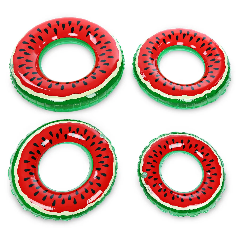 

Hot Watermelon Inflatable Adult Kids Swimming Ring Inflatable Pool Floats Circle For Adult Children Beach Sea Party Water Toy