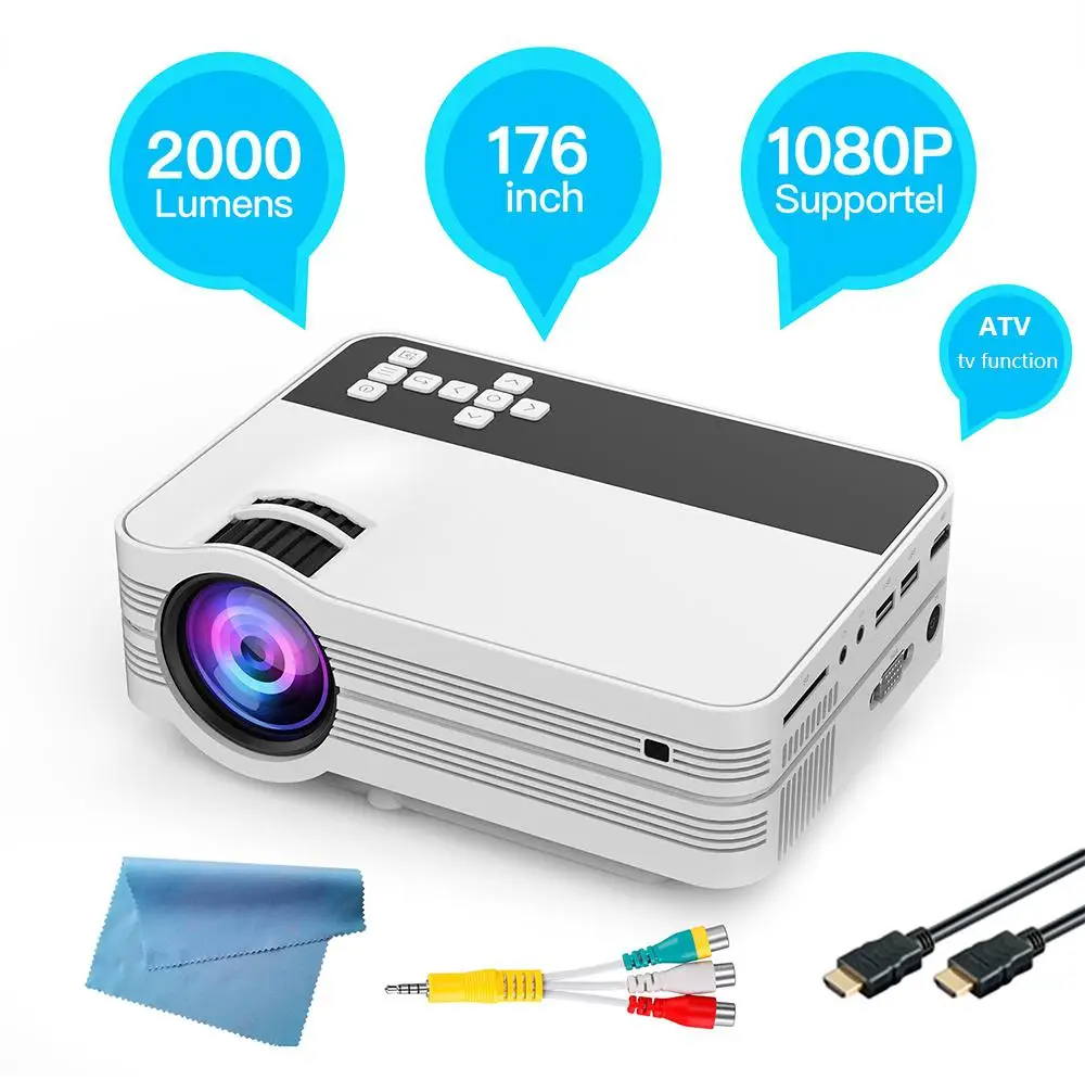UB10 мини-проектор Full HD 800*480p Цифровое телевидение Funtion Android wifi умный проектор UB10 wifi проектор