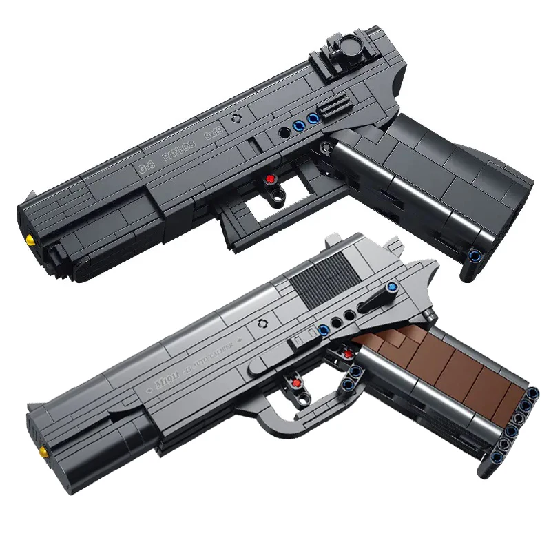 Идеи техника автоматический пистолет строительные блоки игрушки современный