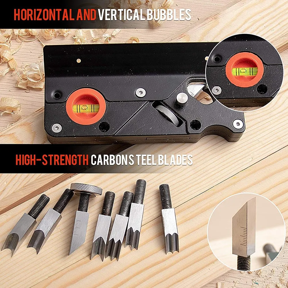 

15.5*2.5*5.4cm/6.08x1.96x0.78inch Double-pointed Cutter Head Flattening Tool