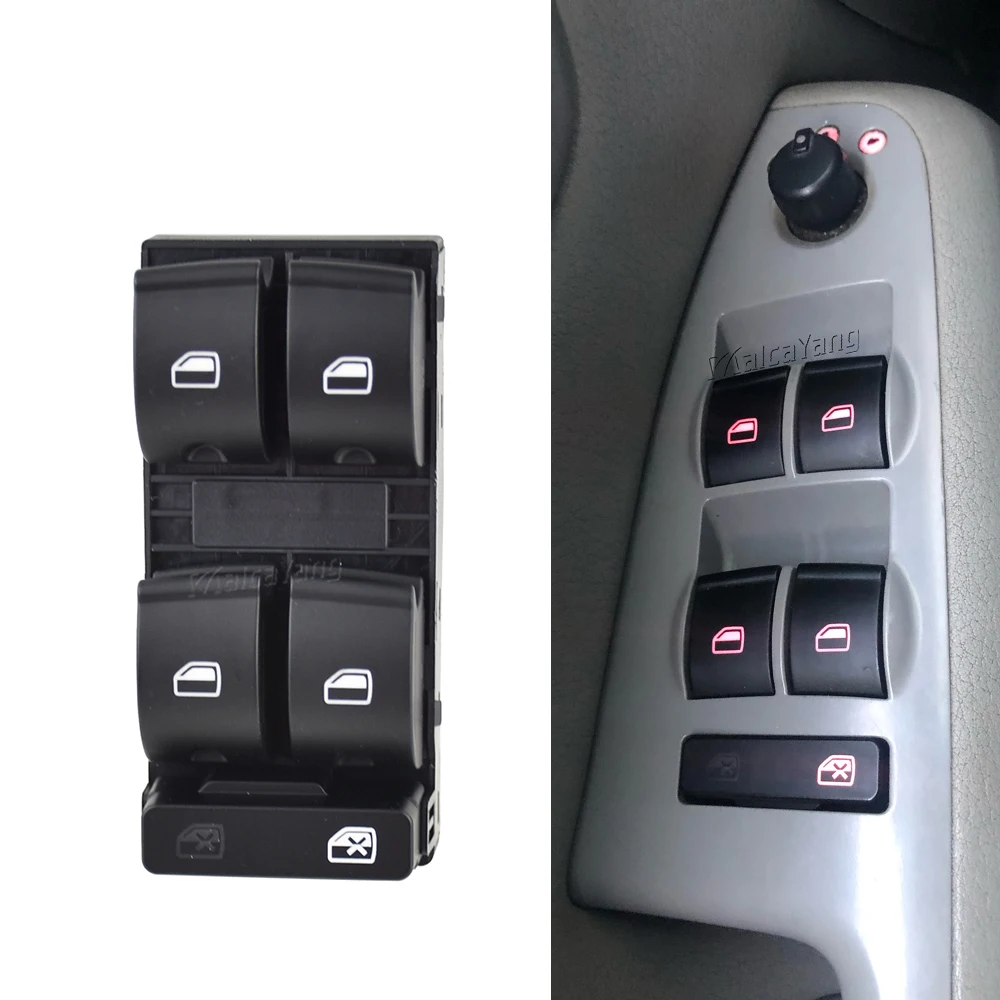 

High Quality Driver Power Master Window Switch Console For Audi A4 S4 B6 B7 RS4 SEAT Exeo 8E0959851B 8ED959851 4F0959851A