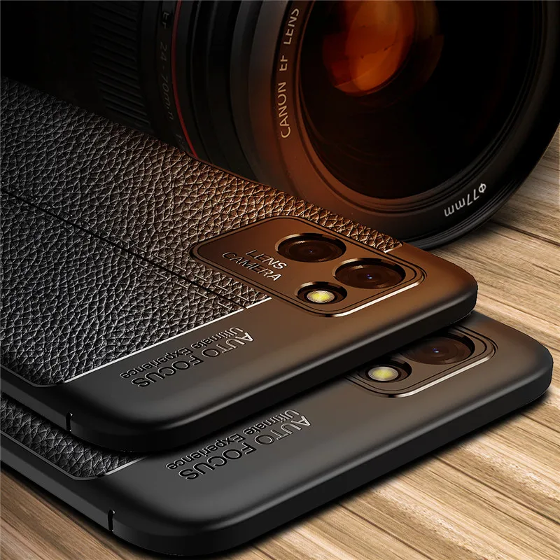 

Shockproof Bumper For Realme V11 Case For Realme V11 Cover Luxury Non-Slip Soft Silicone Protective Phone Cover For Realme V11