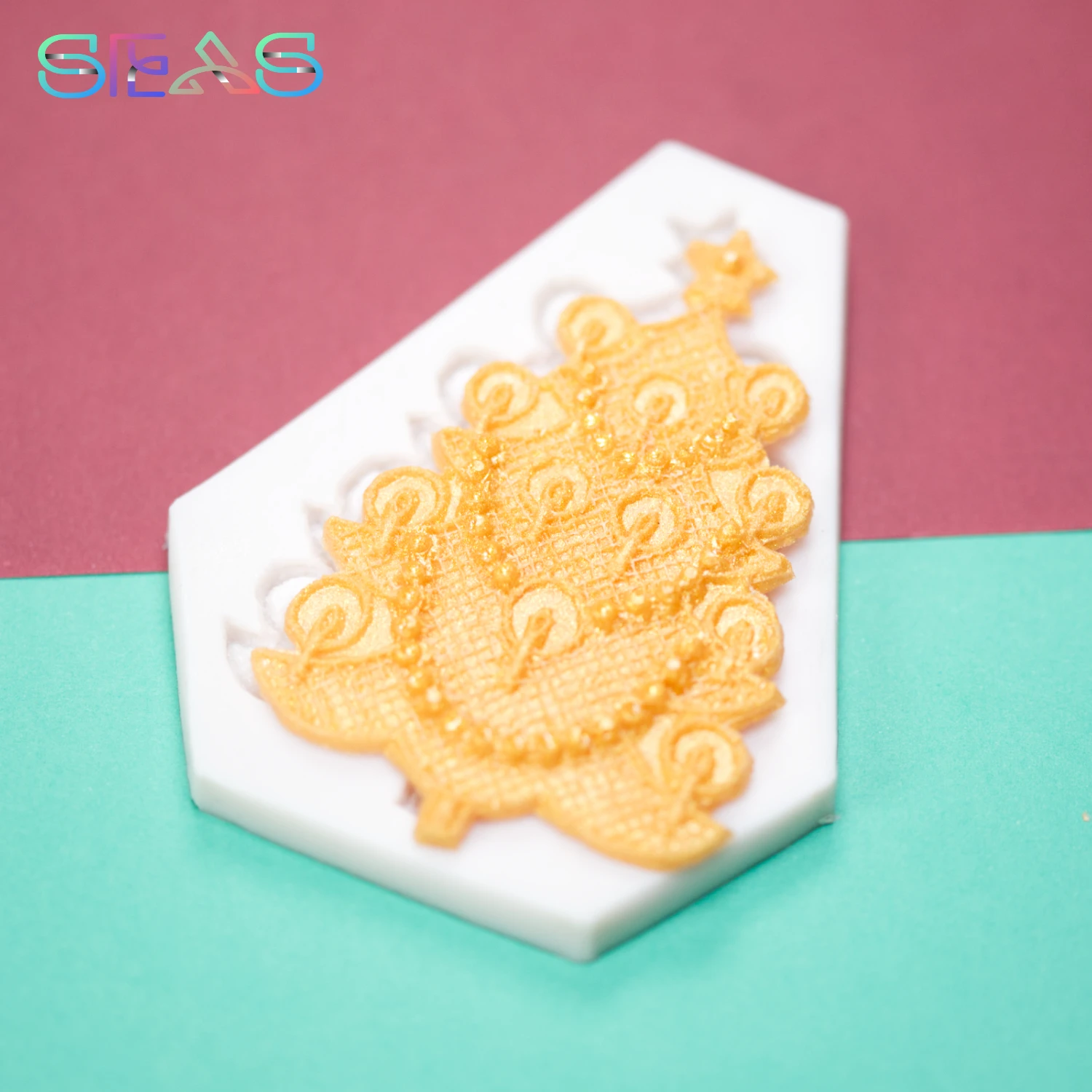 

Christmas Tree Aromatherapy Wax Silicone Mold DIY Aroma Gypsum Plaster Silicone Mould For Car Pendant Cake Tools